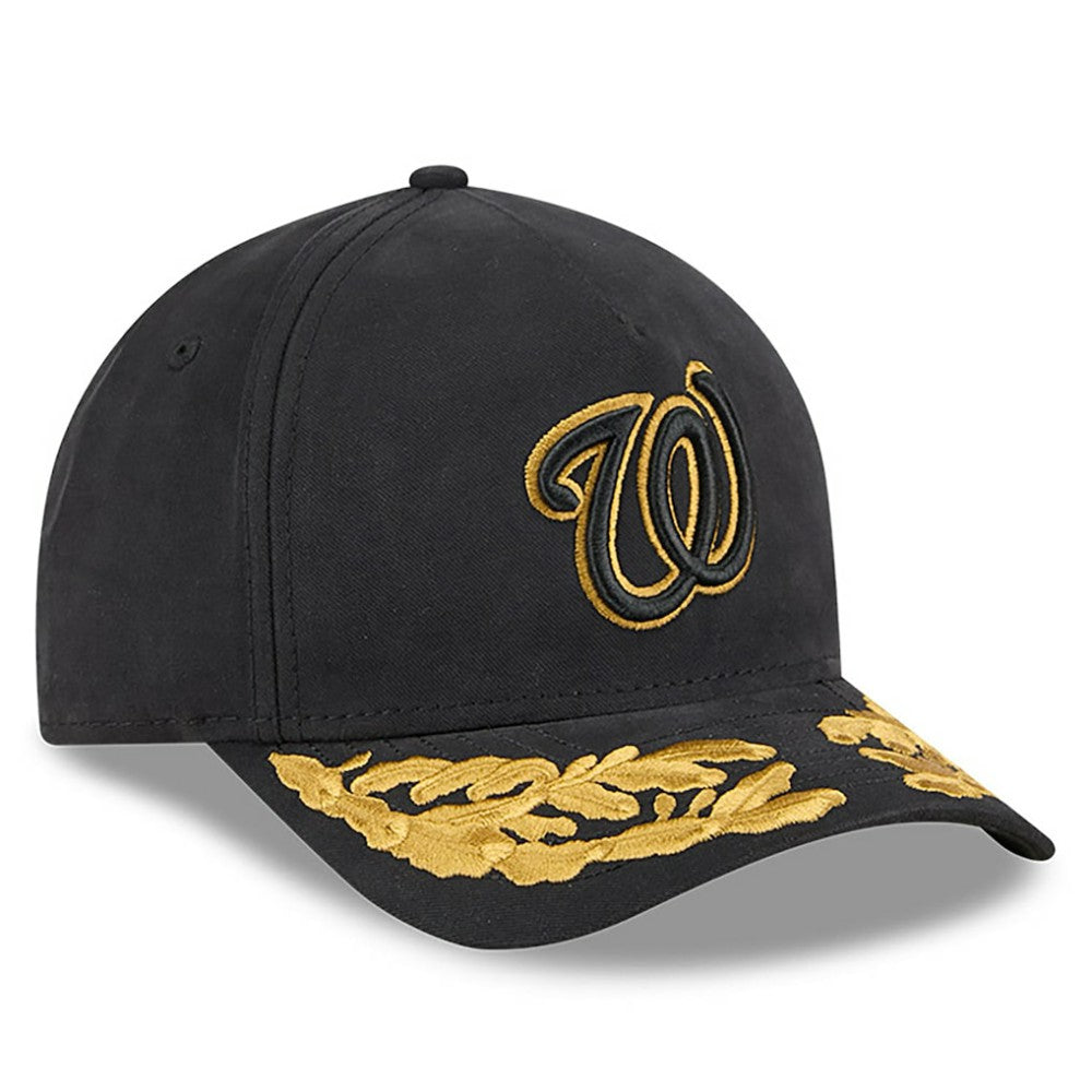 Washington Nationals New Era x Alpha Industries A-Frame 9FORTY Adjustable Hat - Black - New Era Online