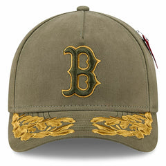 Boston Red Sox New Era x Alpha Industries A-Frame 9FORTY Adjustable Hat - Olive - New Era Sale