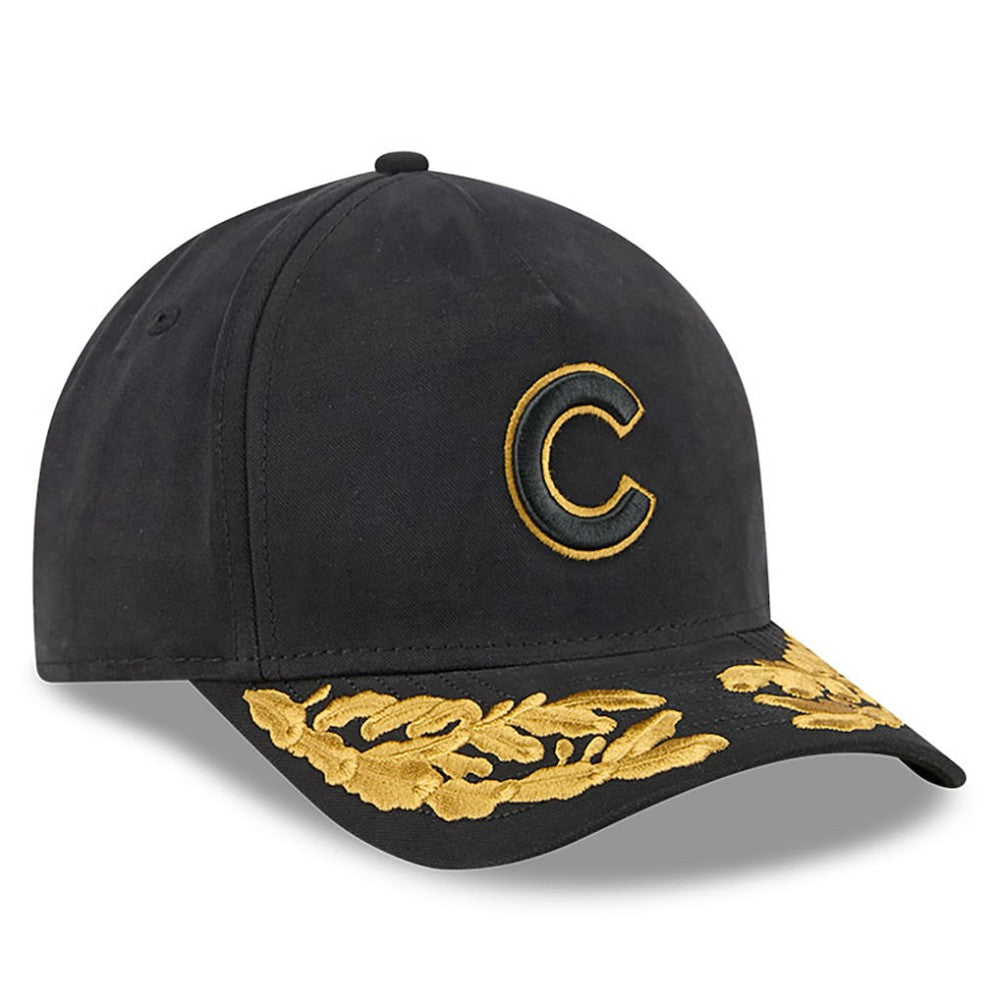Chicago Cubs New Era x Alpha Industries A-Frame 9FORTY Adjustable Hat - Black - New Era Discount