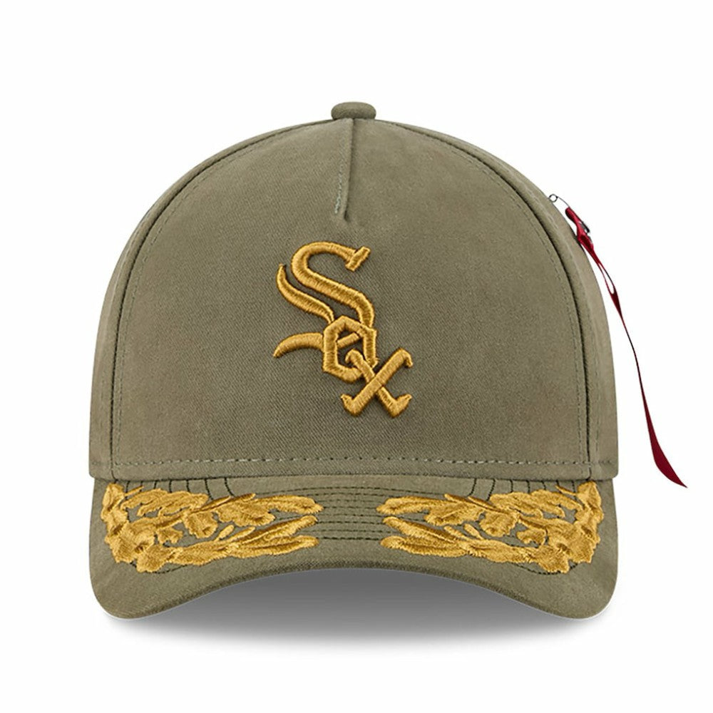 Chicago White Sox New Era x Alpha Industries A-Frame 9FORTY Adjustable Hat - Olive - New Era Sale