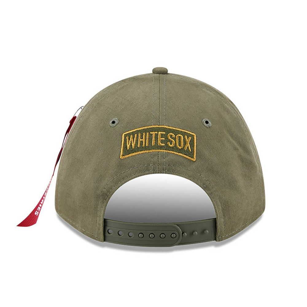 Chicago White Sox New Era x Alpha Industries A-Frame 9FORTY Adjustable Hat - Olive - New Era Sale
