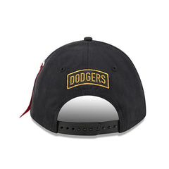 Los Angeles Dodgers New Era x Alpha Industries A-Frame 9FORTY Adjustable Hat - Black - New Era Discount