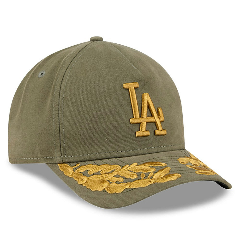 Los Angeles Dodgers New Era x Alpha Industries A-Frame 9FORTY Adjustable Hat - Olive - New Era Discount