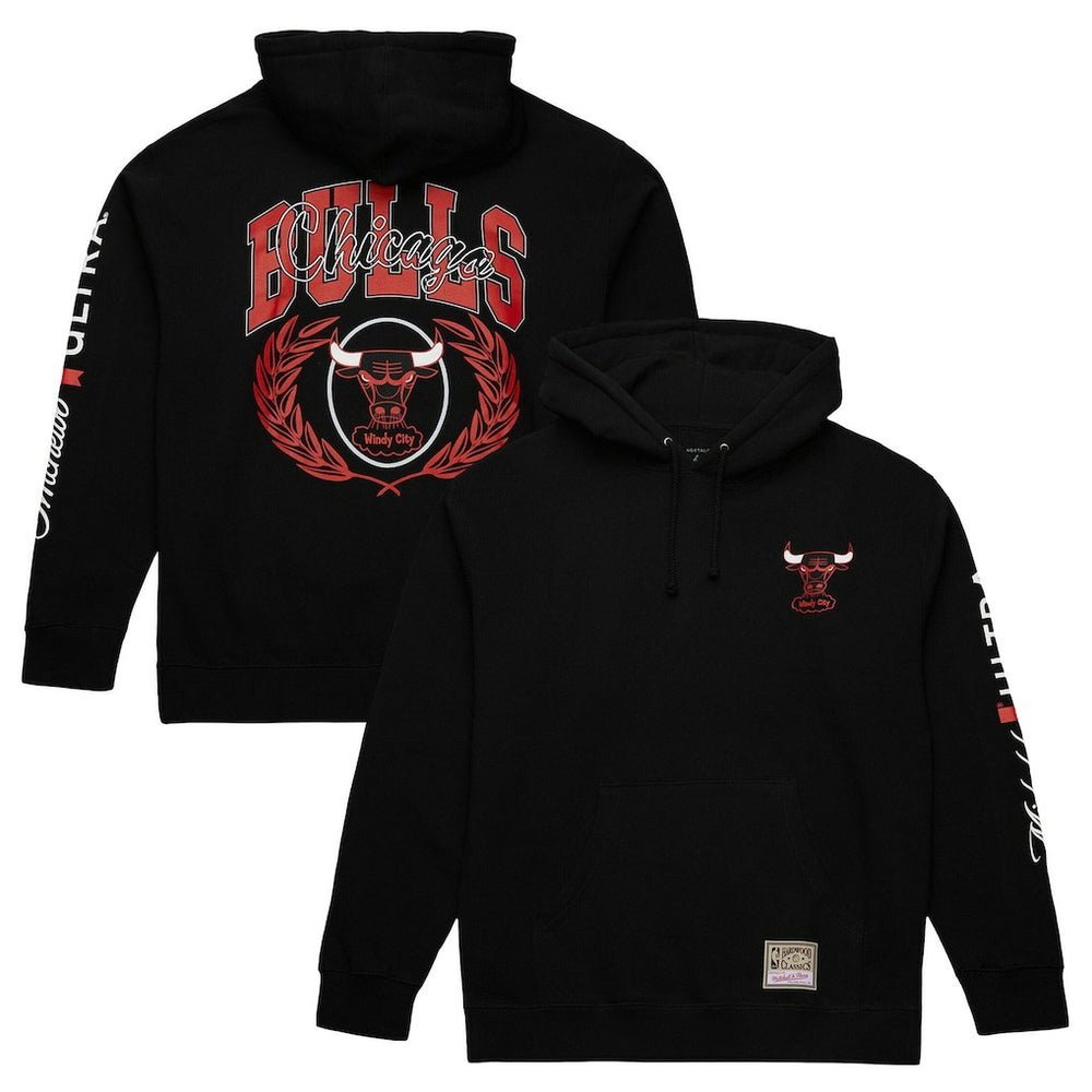 Chicago Bulls NBA x Michelob Ultra Swish & Sip Pullover Hoodie Black | Mitchell & Ness Near Me