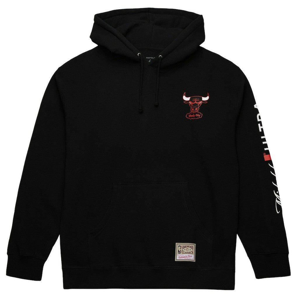 Chicago Bulls NBA x Michelob Ultra Swish & Sip Pullover Hoodie Black | Mitchell & Ness Near Me