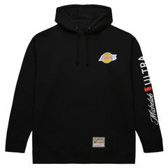 Los Angeles Lakers NBA x Michelob Ultra Swish & Sip Pullover Hoodie Black | Mitchell & Ness Lifestyle