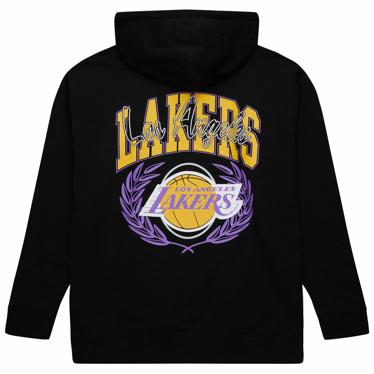 Los Angeles Lakers NBA x Michelob Ultra Swish & Sip Pullover Hoodie Black | Mitchell & Ness Lifestyle
