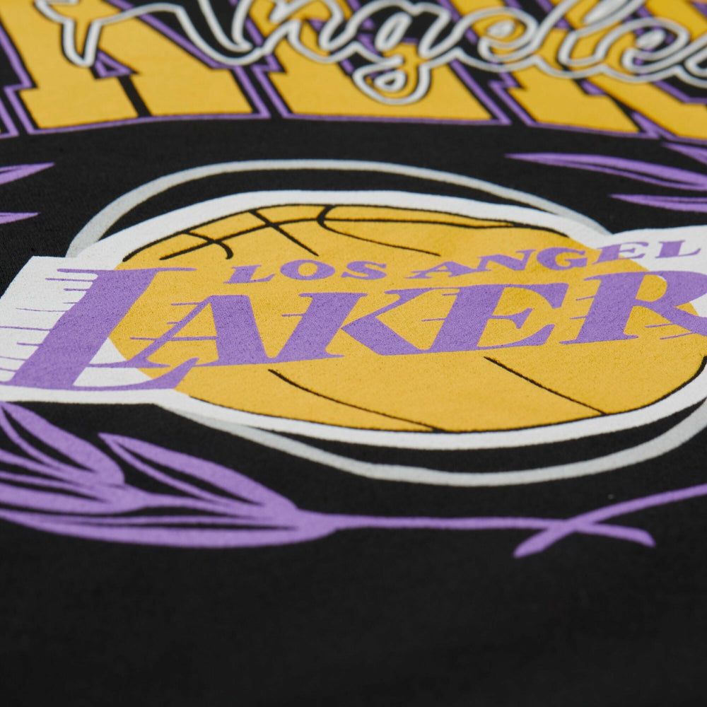 Los Angeles Lakers NBA x Michelob Ultra Swish & Sip Pullover Hoodie Black | Mitchell & Ness Lifestyle