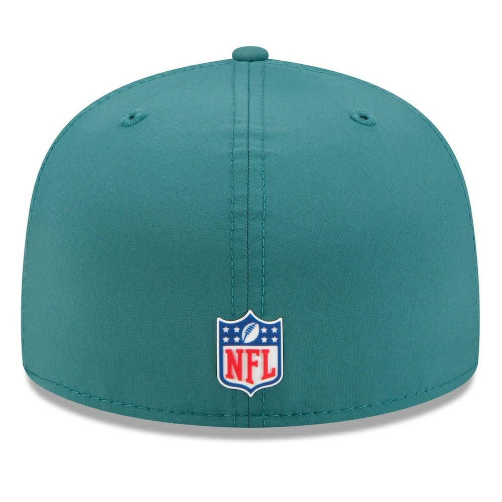 Philadelphia Eagles New Era 2025 Sideline 59FIFTY Fitted Hat Midnight Green