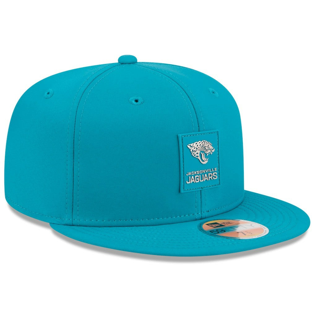 Jacksonville Jaguars New Era 2025 Sideline 59FIFTY Fitted Hat Teal
