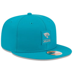 Jacksonville Jaguars New Era 2025 Sideline 59FIFTY Fitted Hat Teal