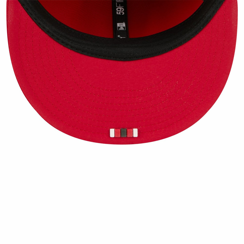 Tampa Bay Buccaneers New Era 2025 Sideline 59FIFTY Fitted Hat Red