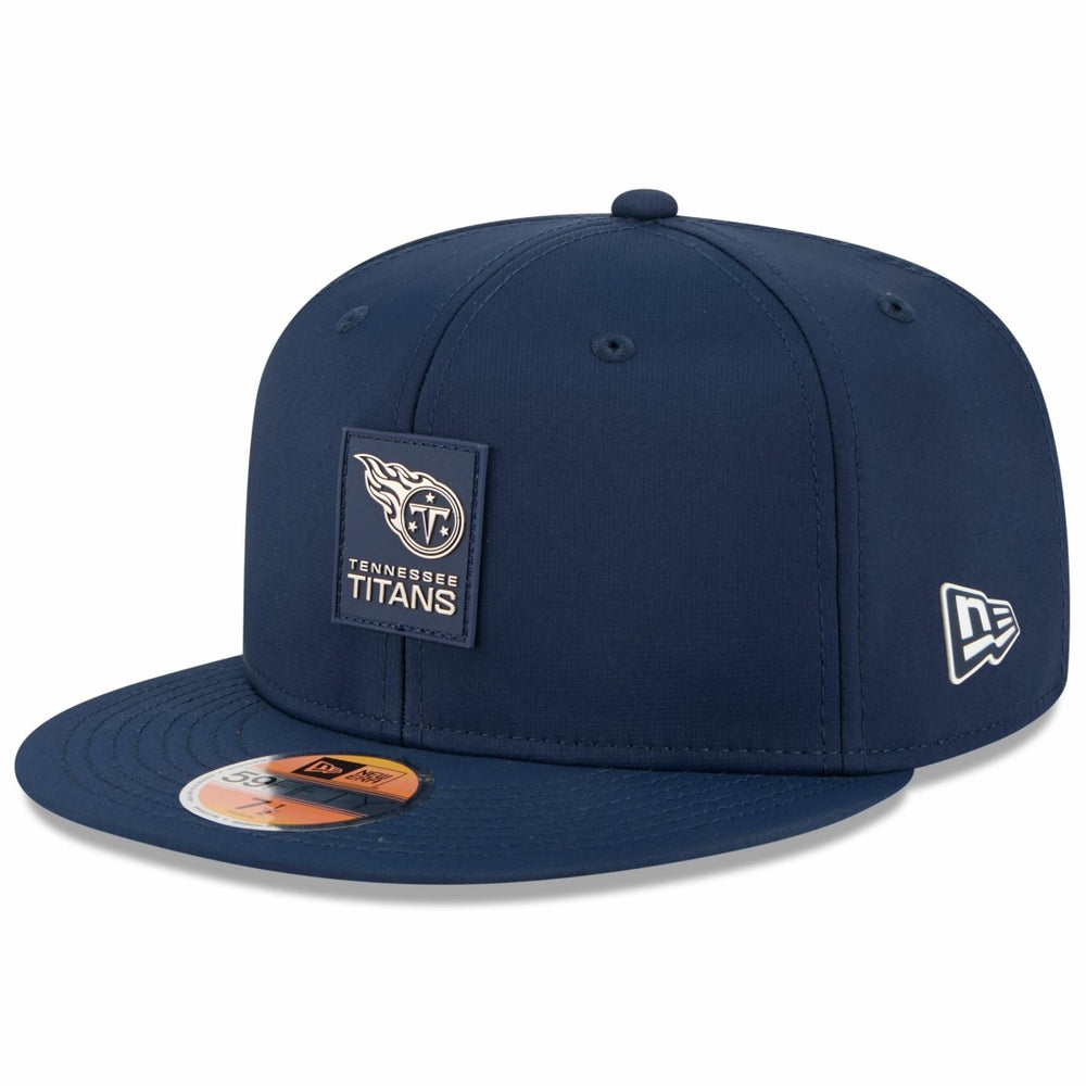Tennessee Titans New Era 2025 Sideline 59FIFTY Fitted Hat Navy