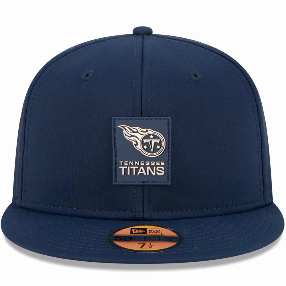 Tennessee Titans New Era 2025 Sideline 59FIFTY Fitted Hat Navy