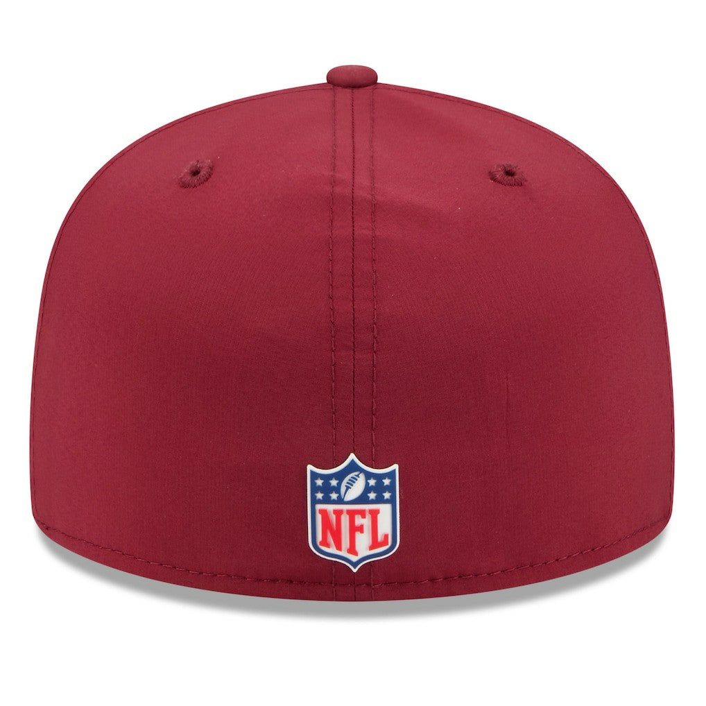 Washington Commanders New Era 2025 Sideline 59FIFTY Fitted Hat Burgundy