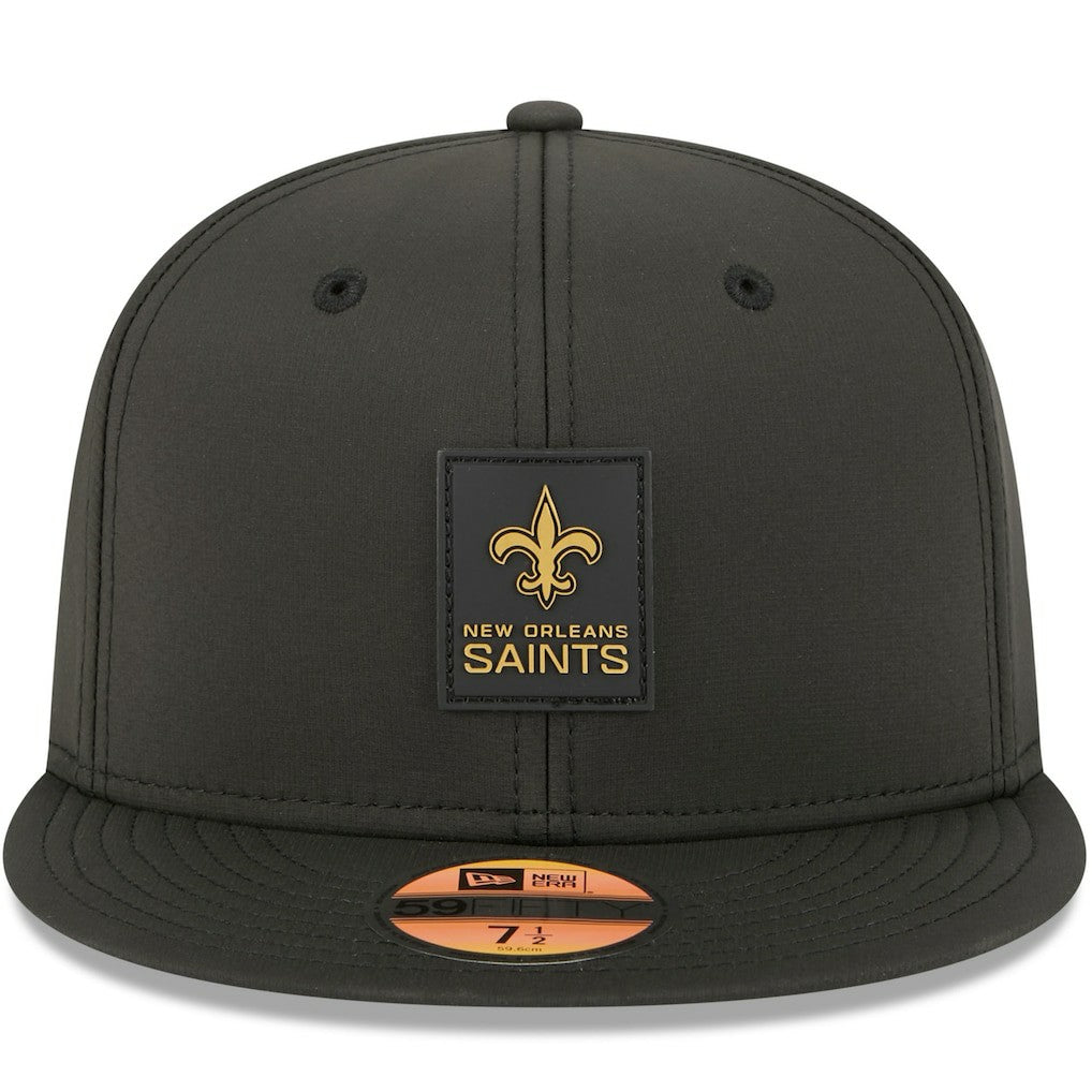 New Orleans Saints New Era 2025 Sideline 59FIFTY Fitted Hat Black