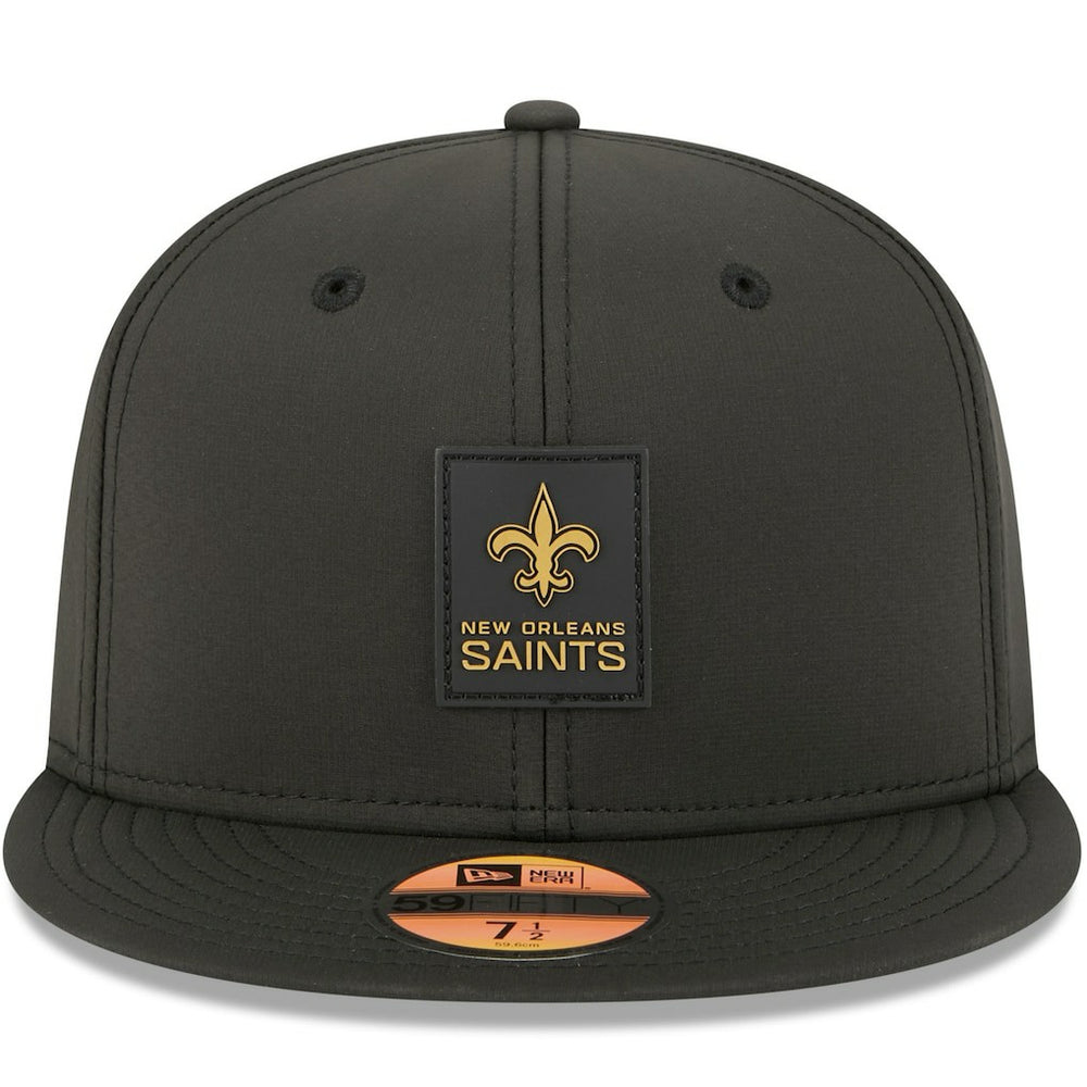 New Orleans Saints New Era 2025 Sideline 59FIFTY Fitted Hat Black