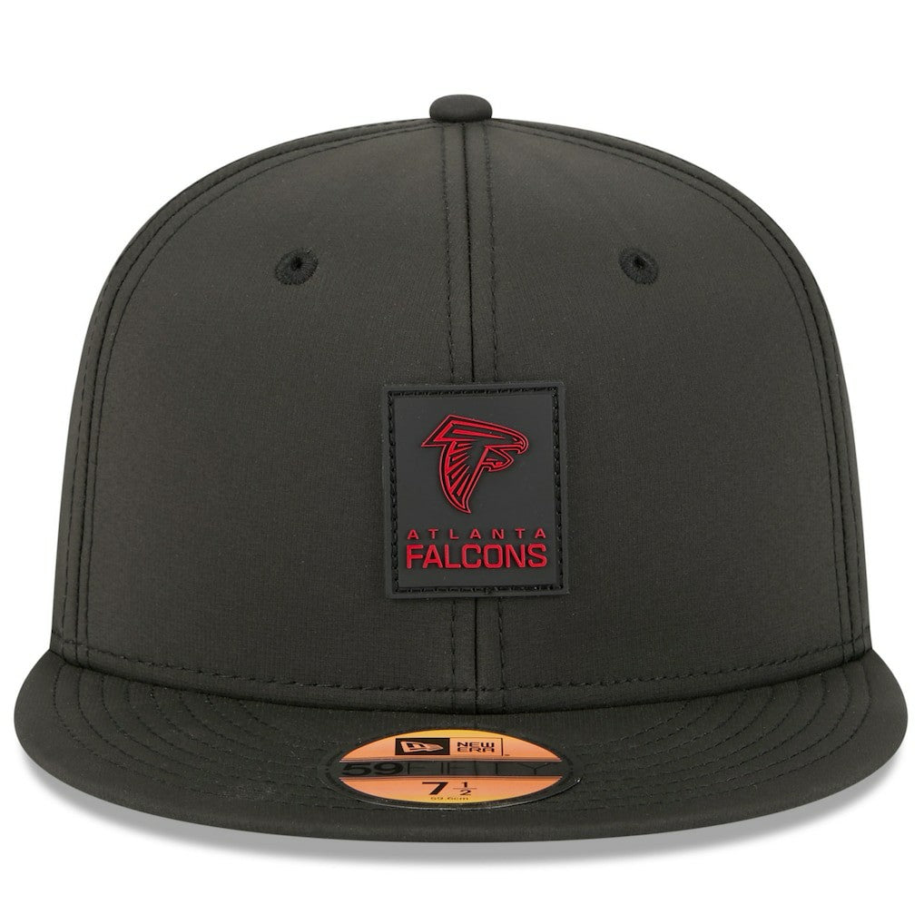Atlanta Falcons New Era 2025 Sideline 59FIFTY Fitted Hat Black