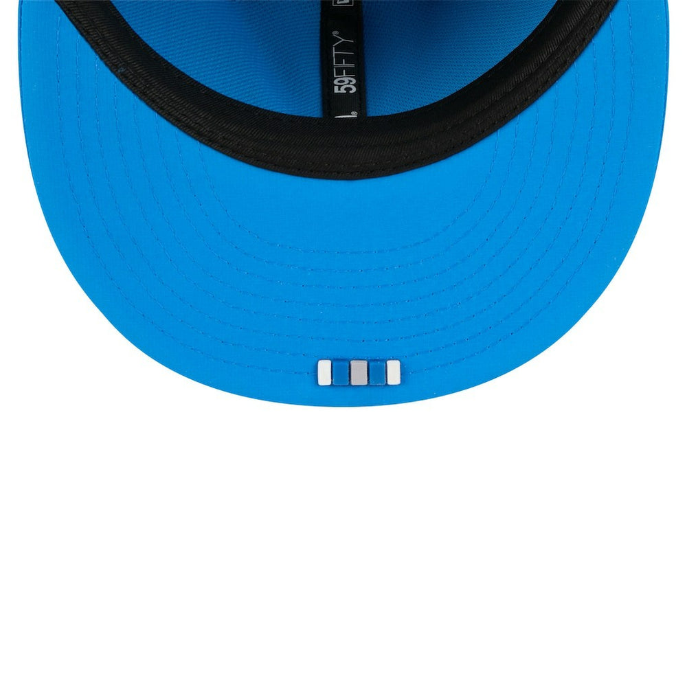 Detroit Lions New Era 2025 Sideline 59FIFTY Fitted Hat Blue