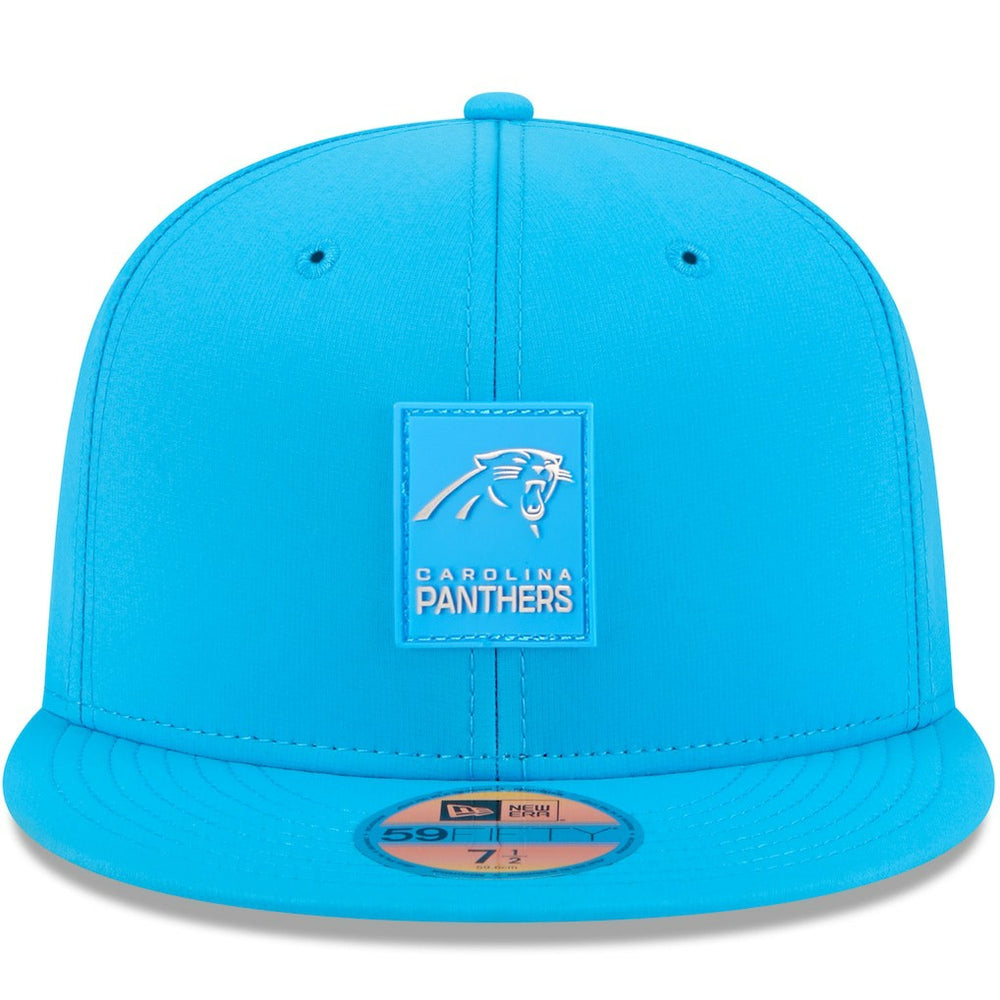 Carolina Panthers New Era 2025 Sideline 59FIFTY Fitted Hat Blue