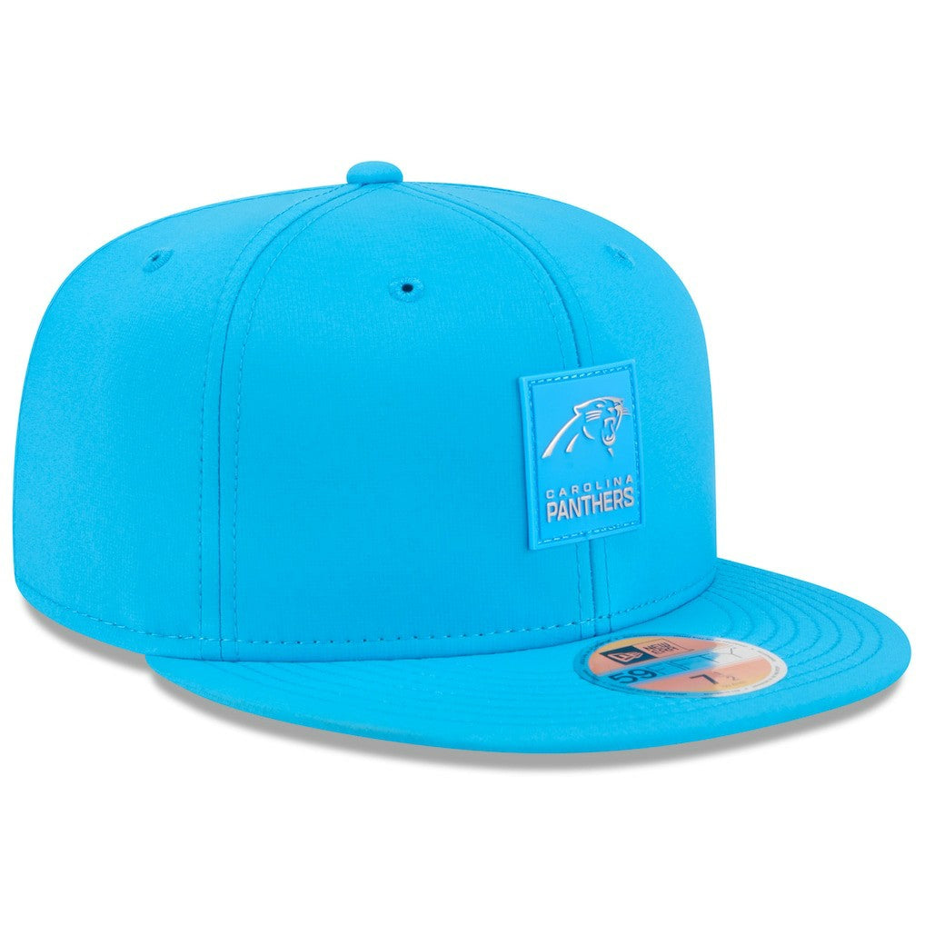 Carolina Panthers New Era 2025 Sideline 59FIFTY Fitted Hat Blue