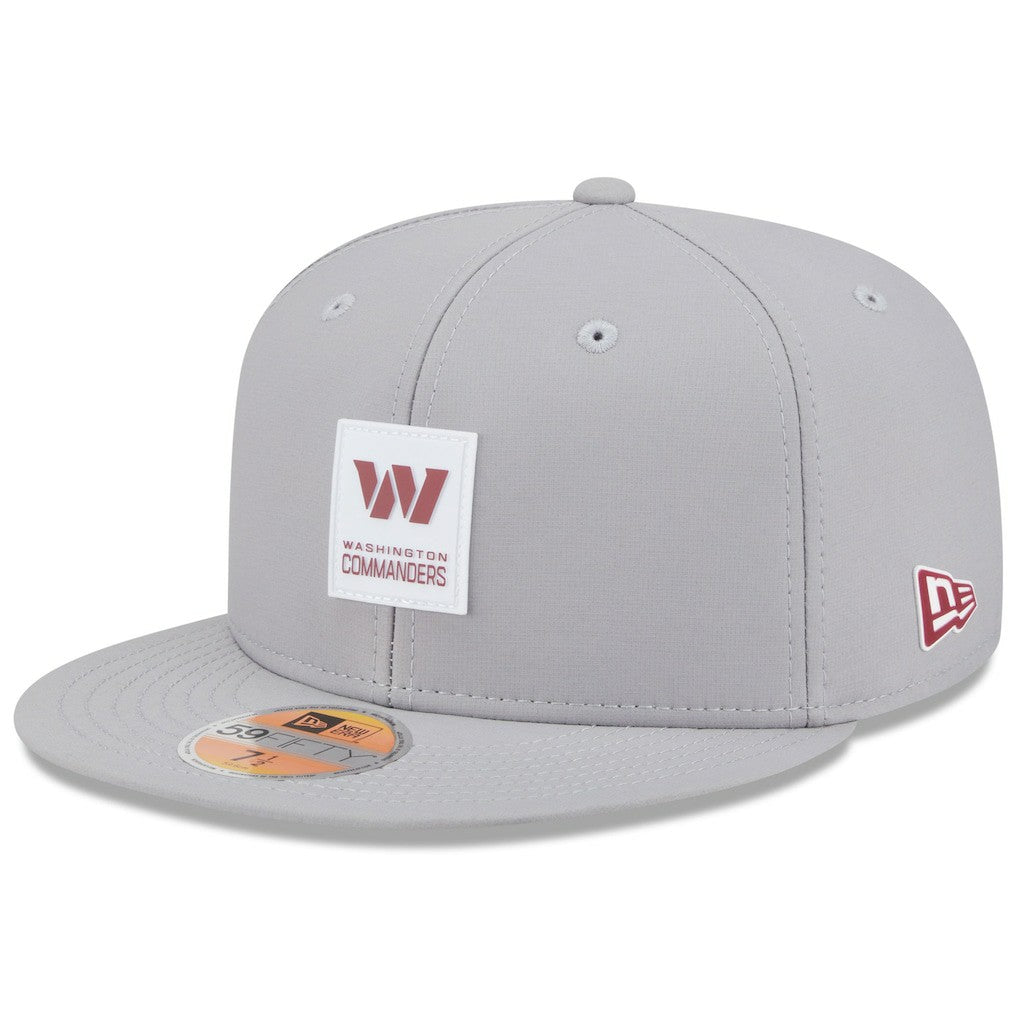 Washington Commanders New Era 2025 Sideline 59FIFTY Fitted Hat Gray