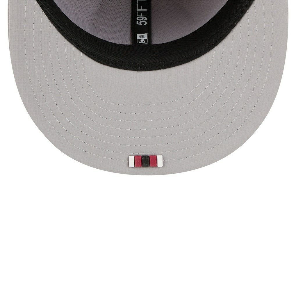 Arizona Cardinals New Era 2025 Sideline 59FIFTY Fitted Hat Gray