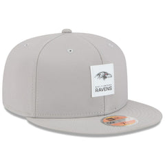 Baltimore Ravens New Era 2025 Sideline 59FIFTY Fitted Hat Gray
