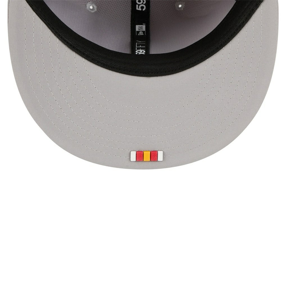 Kansas City Chiefs New Era 2025 Sideline 59FIFTY Fitted Hat Gray