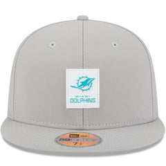 Miami Dolphins New Era 2025 Sideline 59FIFTY Fitted Hat Gray