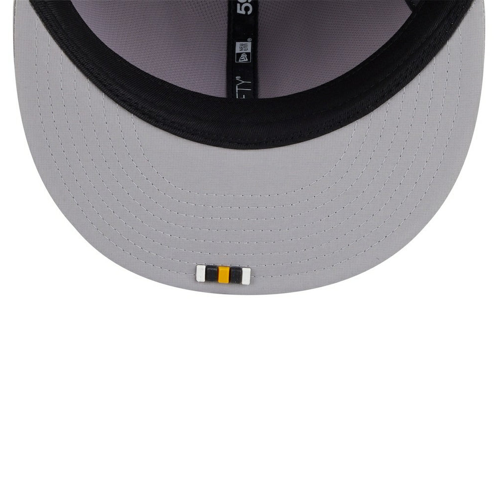 Pittsburgh Steelers New Era 2025 Sideline 59FIFTY Fitted Hat Gray