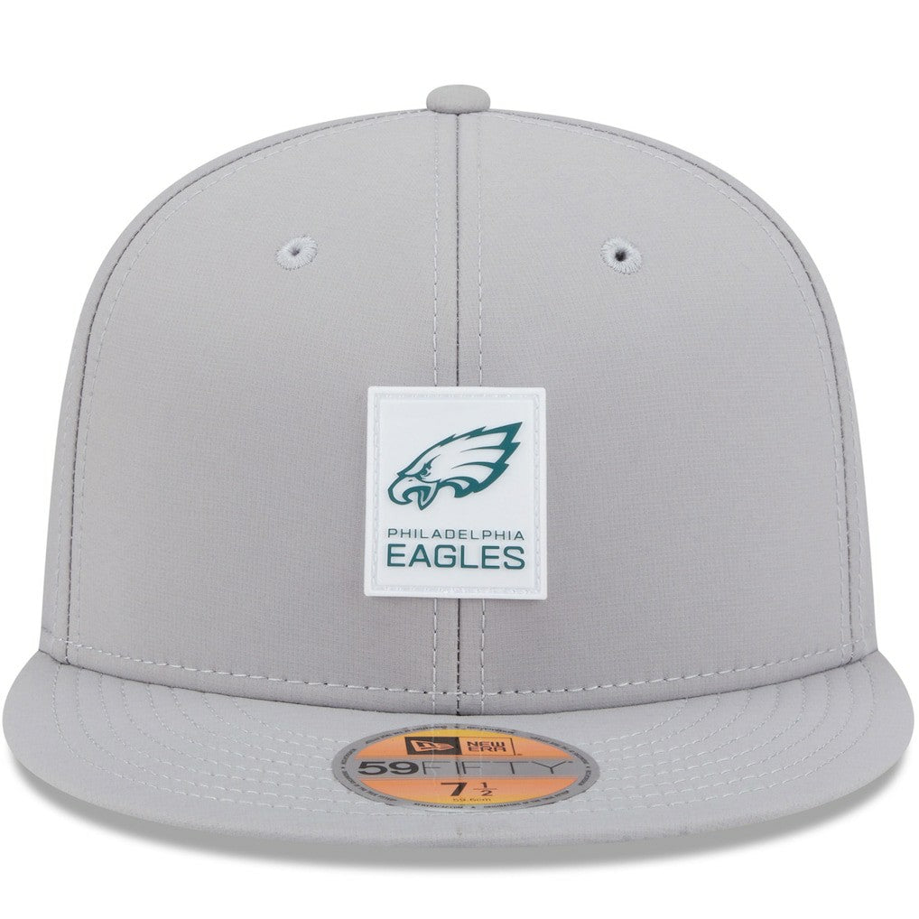 Philadelphia Eagles New Era 2025 Sideline 59FIFTY Fitted Hat Gray