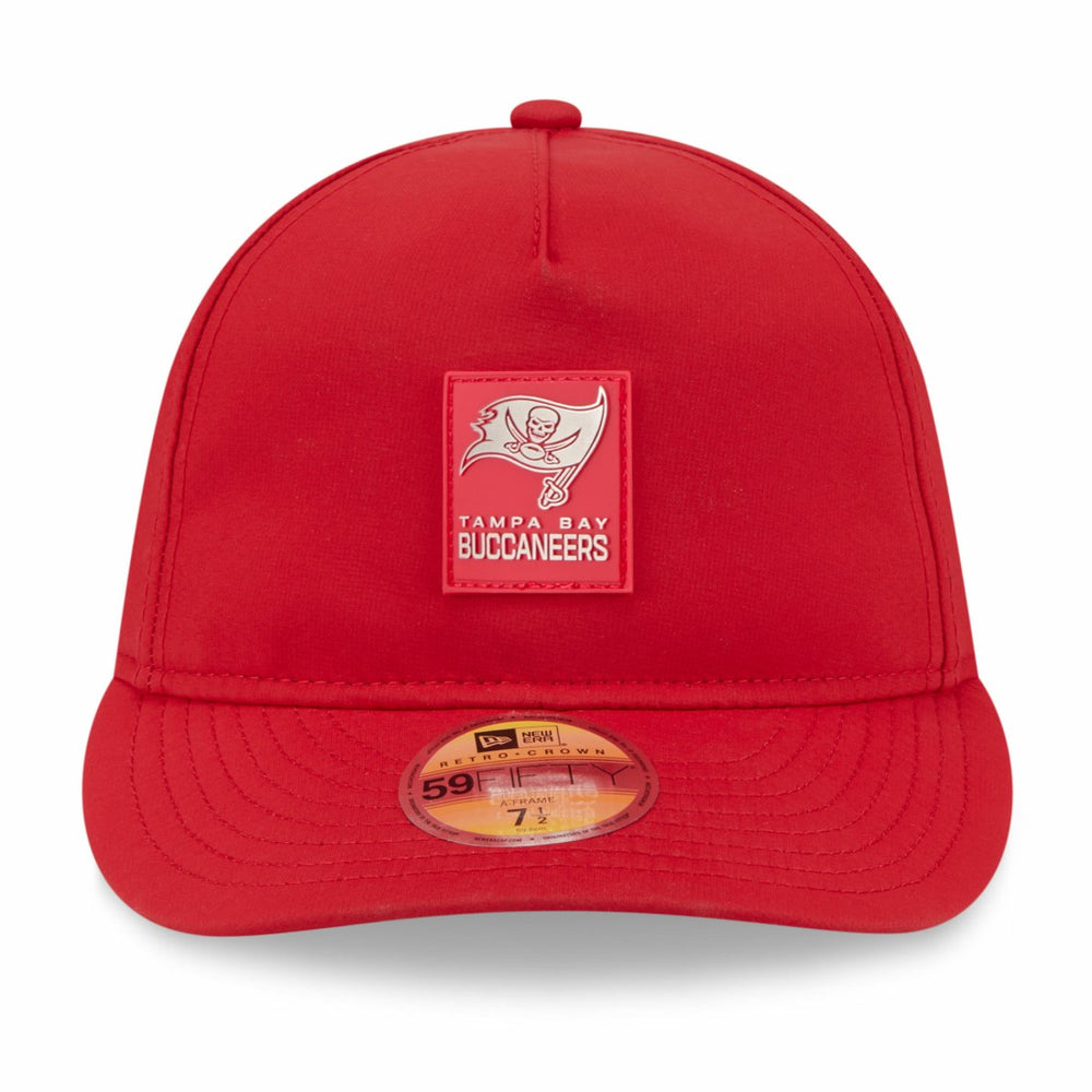 Tampa Bay Buccaneers New Era 2025 Sideline Retro Crown 59FIFTY Fitted Hat Red