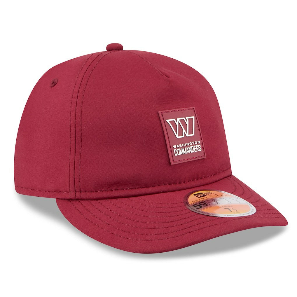 Washington Commanders New Era 2025 Sideline Retro Crown 59FIFTY Fitted Hat Burgundy