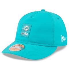 Miami Dolphins New Era 2025 Sideline Retro Crown 59FIFTY Fitted Hat Aqua
