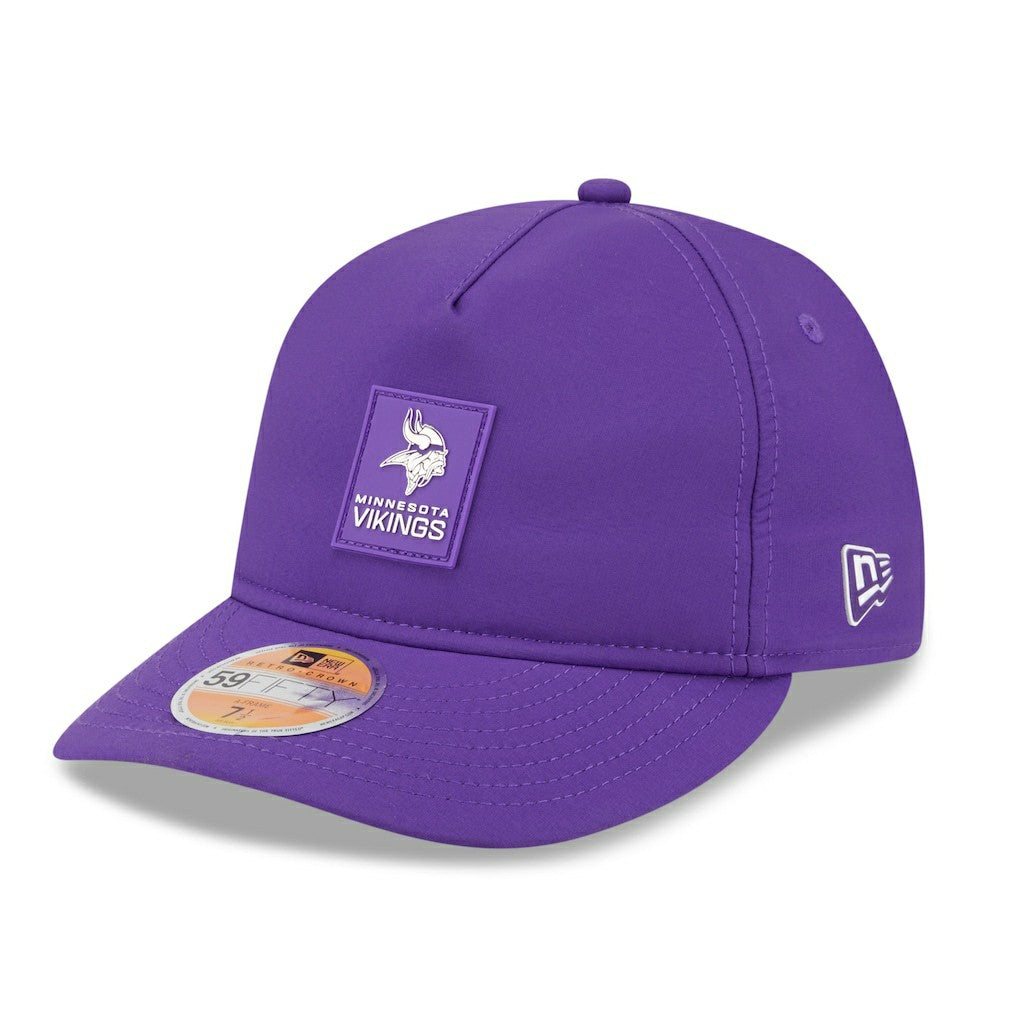 Minnesota Vikings New Era 2025 Sideline Retro Crown 59FIFTY Fitted Hat Purple