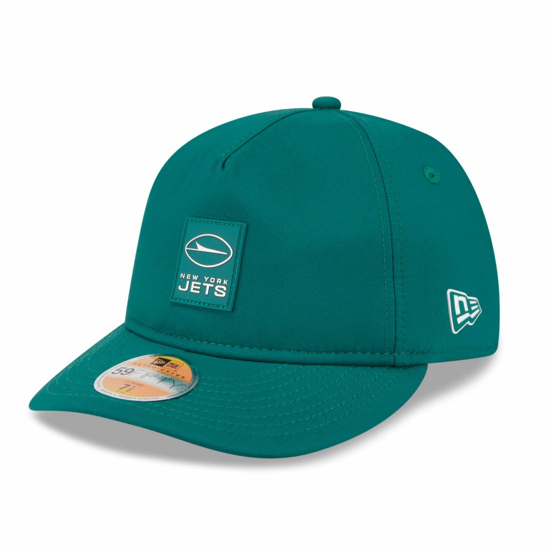 New York Jets New Era 2025 Sideline Retro Crown 59FIFTY Fitted Hat Green