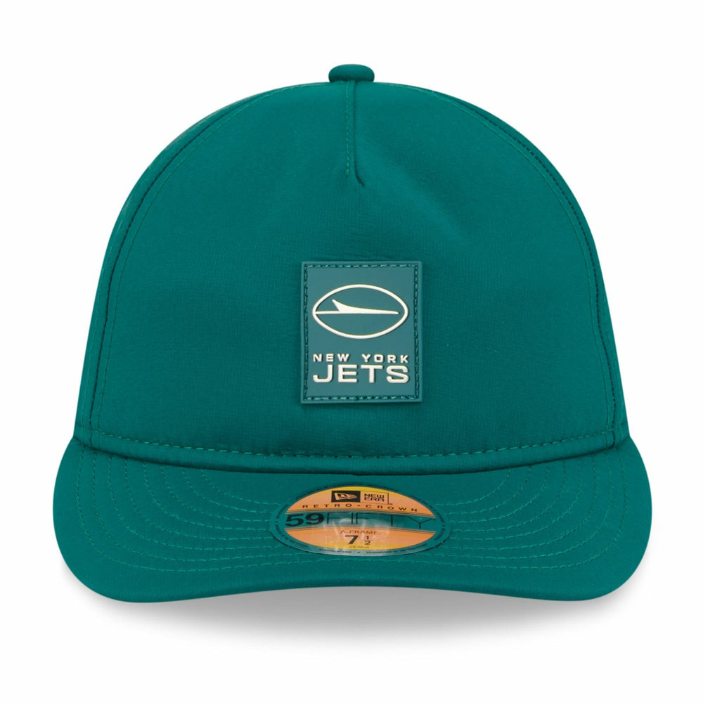 New York Jets New Era 2025 Sideline Retro Crown 59FIFTY Fitted Hat Green