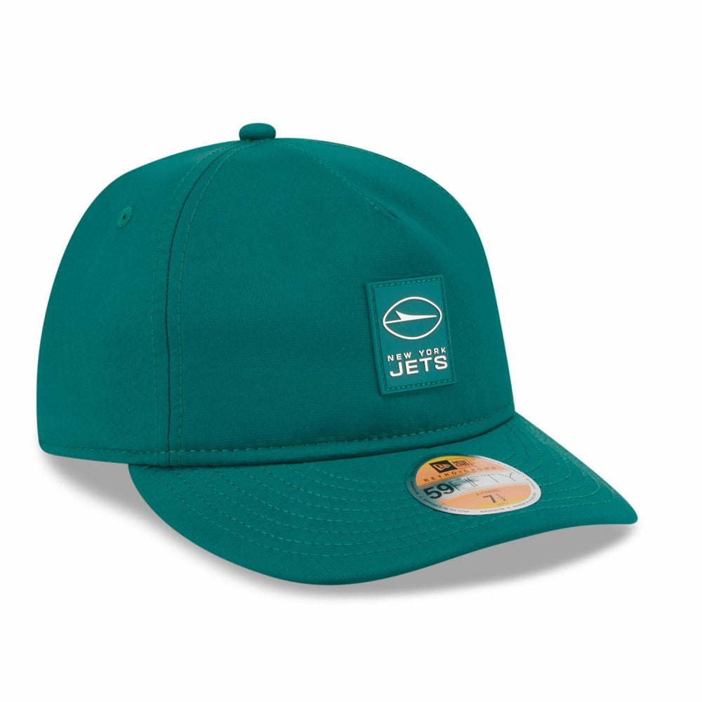 New York Jets New Era 2025 Sideline Retro Crown 59FIFTY Fitted Hat Green