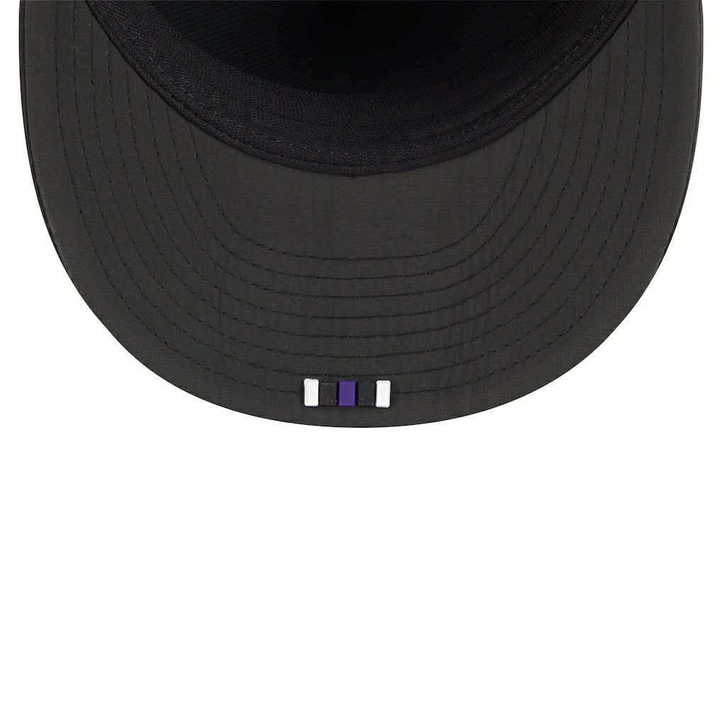 Baltimore Ravens New Era 2025 Sideline Retro Crown 59FIFTY Fitted Hat Black