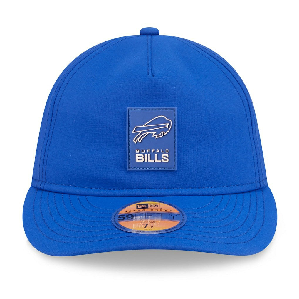 Buffalo Bills New Era 2025 Sideline Retro Crown 59FIFTY Fitted Hat Royal