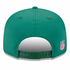 New York Jets New Era 2025 Sideline Split Panel 9FIFTY Snapback Hat Green