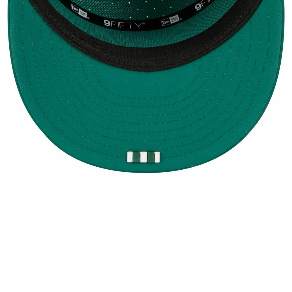 New York Jets New Era 2025 Sideline Split Panel 9FIFTY Snapback Hat Green