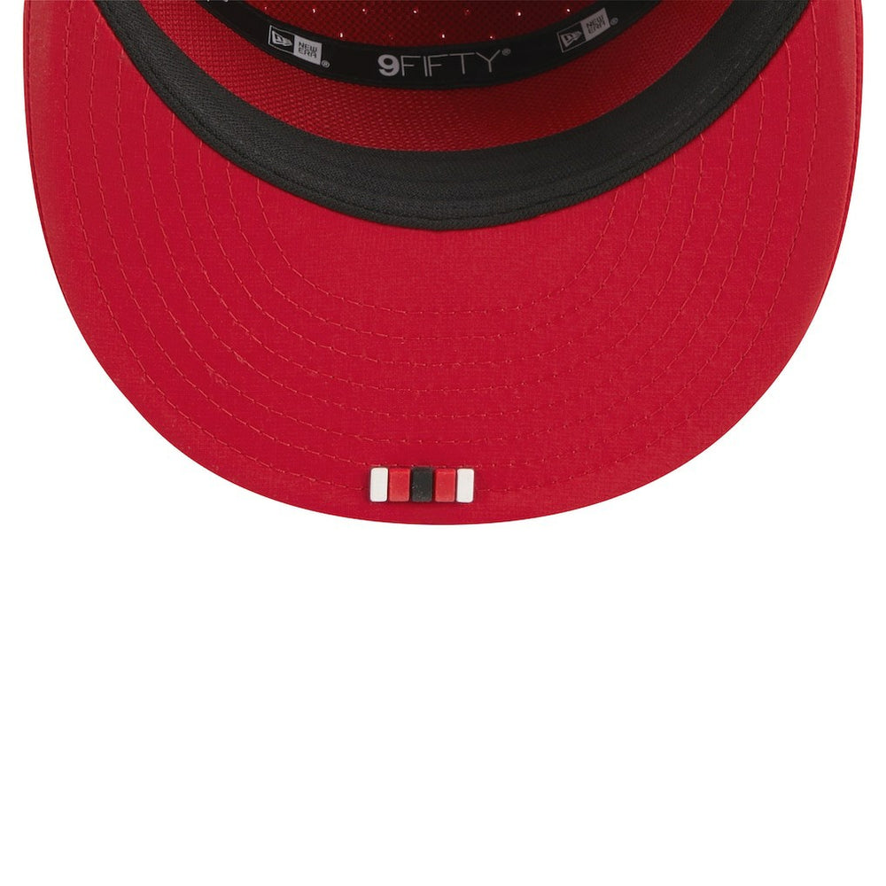 Arizona Cardinals New Era 2025 Sideline Split Panel 9FIFTY Snapback Hat Cardinal