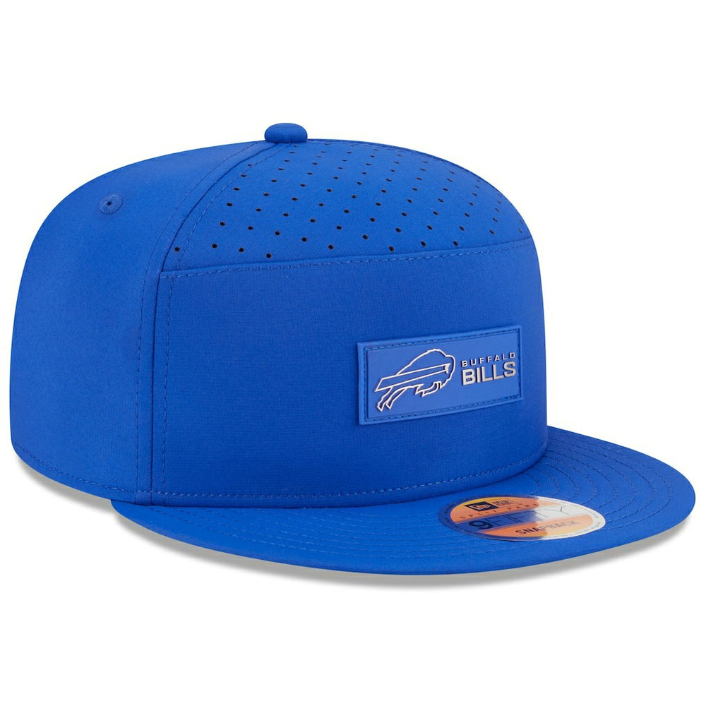 Buffalo Bills New Era 2025 Sideline Split Panel 9FIFTY Snapback Hat Royal