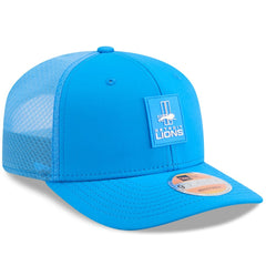 Detroit Lions New Era 2025 Sideline Throwback 9SEVENTY Trucker Adjustable Hat Blue