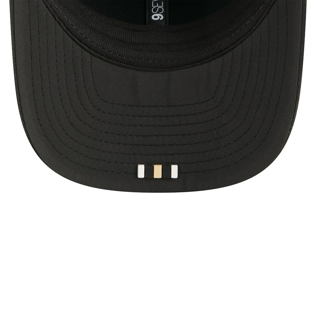 New Orleans Saints New Era 2025 Sideline 9SEVENTY Trucker Adjustable Hat Black