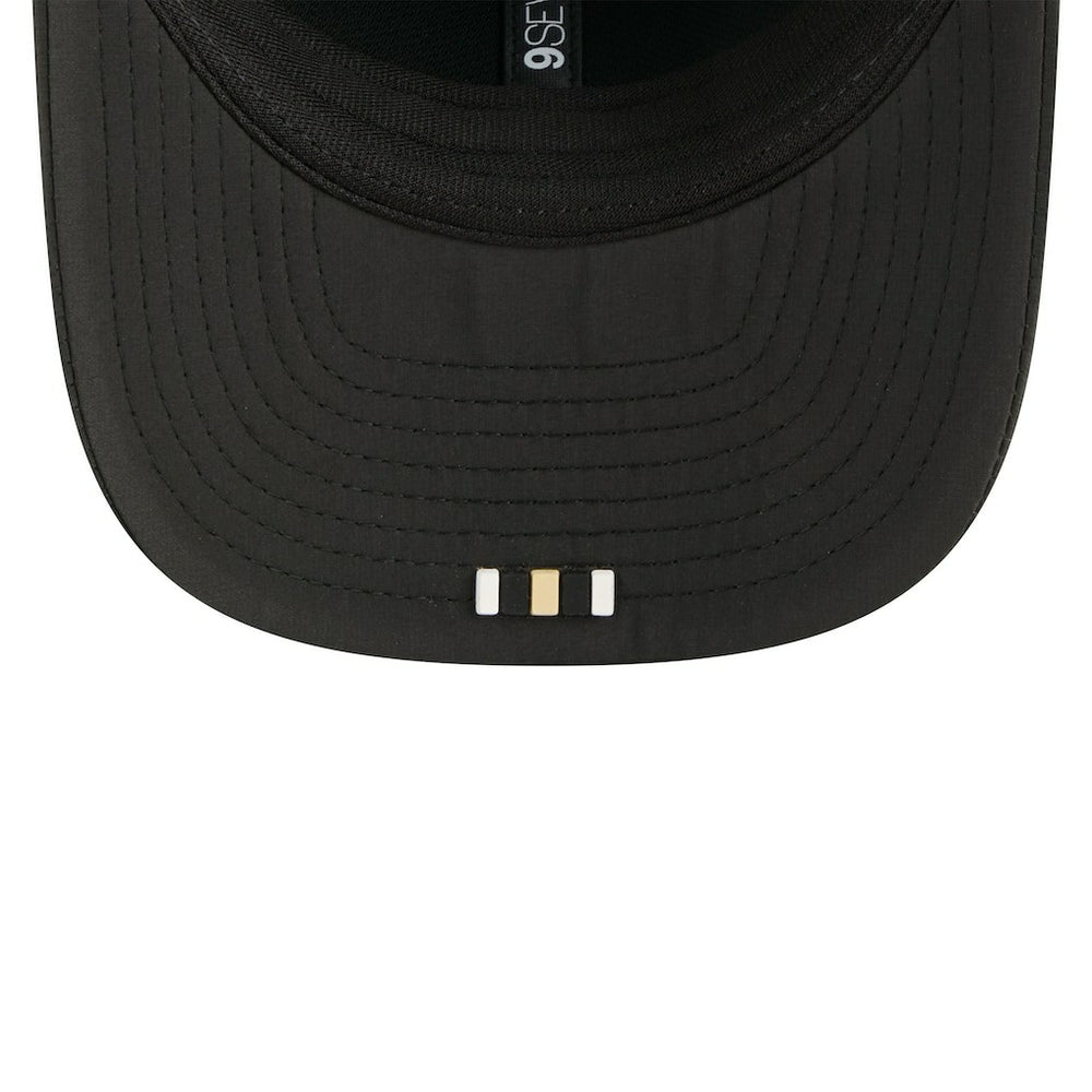 New Orleans Saints New Era 2025 Sideline 9SEVENTY Trucker Adjustable Hat Black