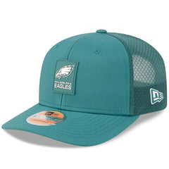 Philadelphia Eagles New Era 2025 Sideline 9SEVENTY Trucker Adjustable Hat Green