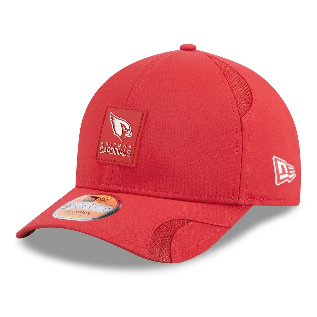 Arizona Cardinals New Era 2025 Sideline M-Crown 9FORTY Adjustable Hat Cardinal